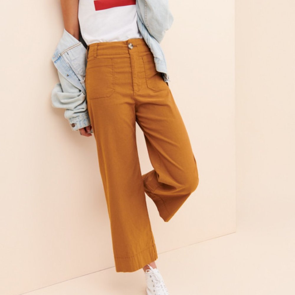 [Sold] Anthropologie Cedar Colette Wide-Leg Pants - 30 - Picture 2 of 9